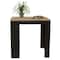 Tuhome Tanna Kitchen Counter Dining Table, Two Legs, Three Side Shelves, Black/Pine MWD5460 - alternate 6